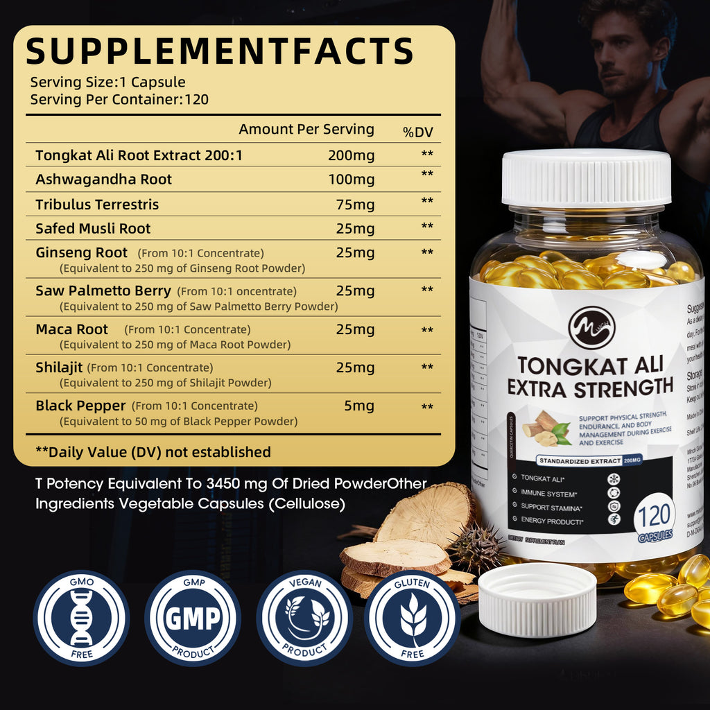 Tongkat Ali Extra Strength Formula (120 caps)