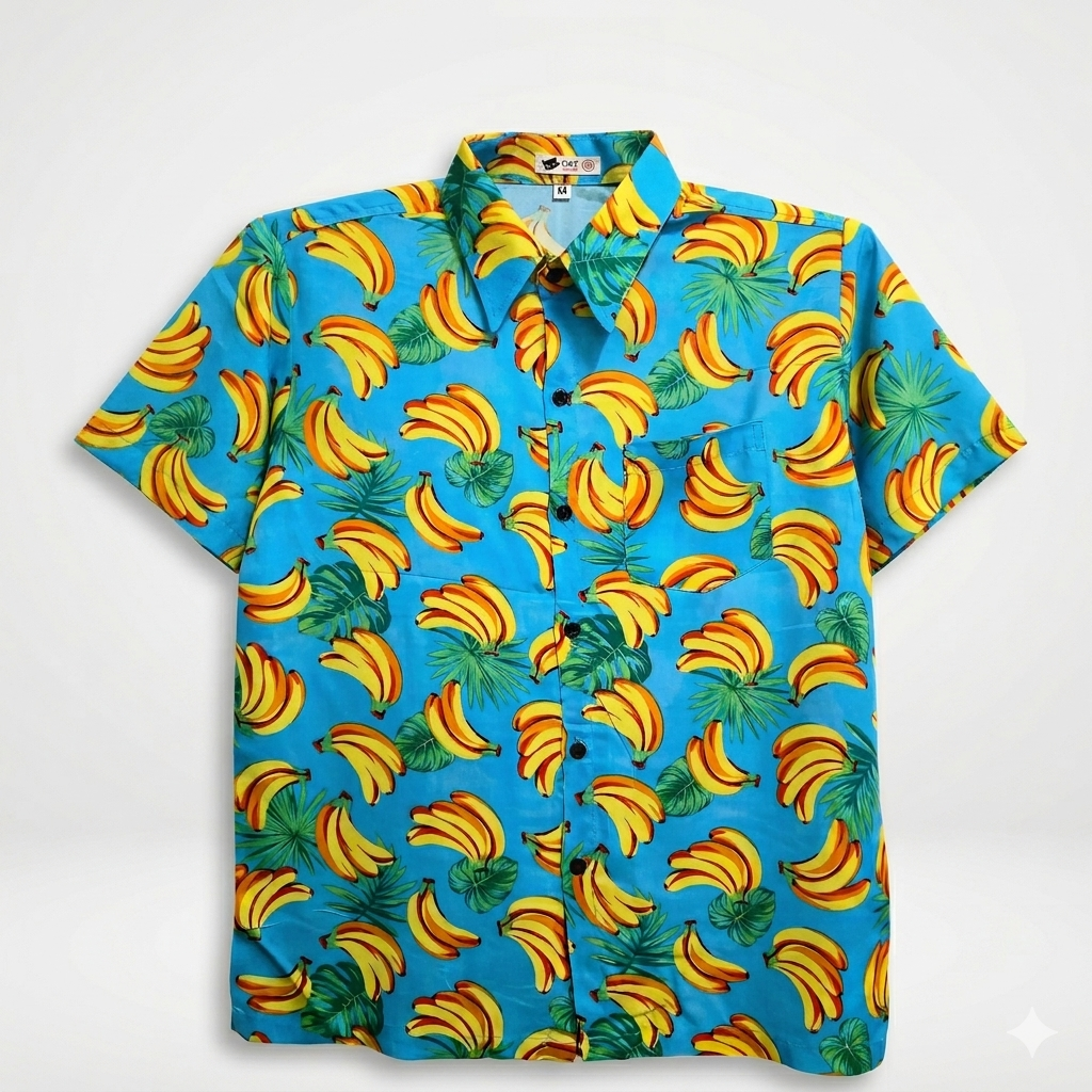 Short Sleeve Tropical Banana