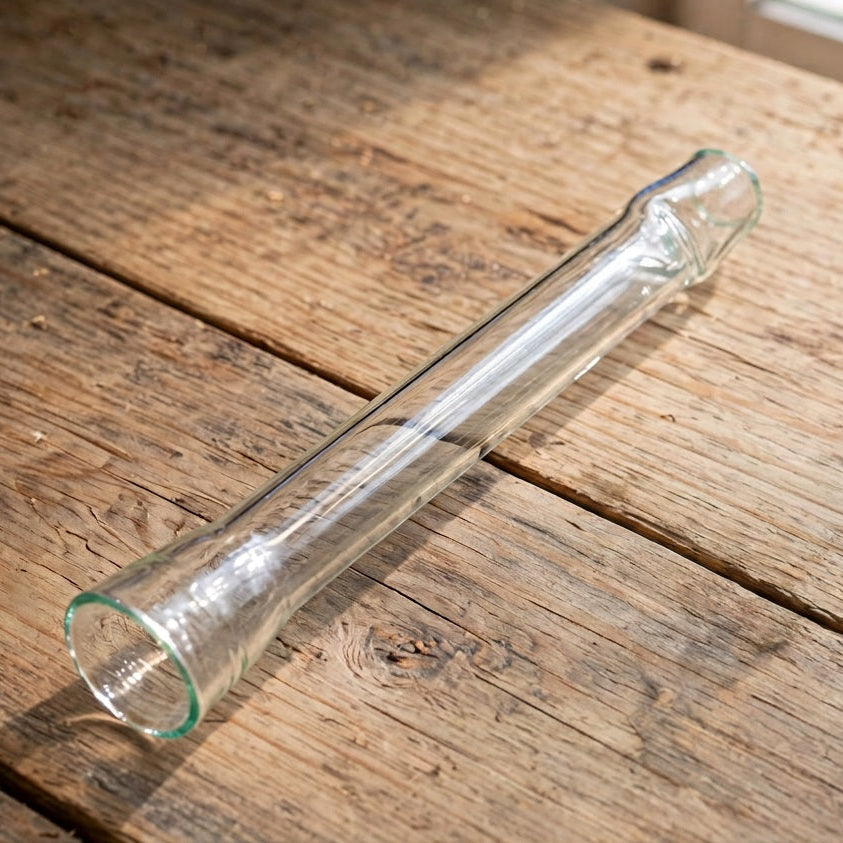 Thick tempered glass pipe 8cm
