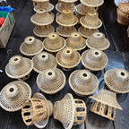 Handwoven Bamboo Lamp