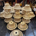 Handwoven Bamboo Lamp