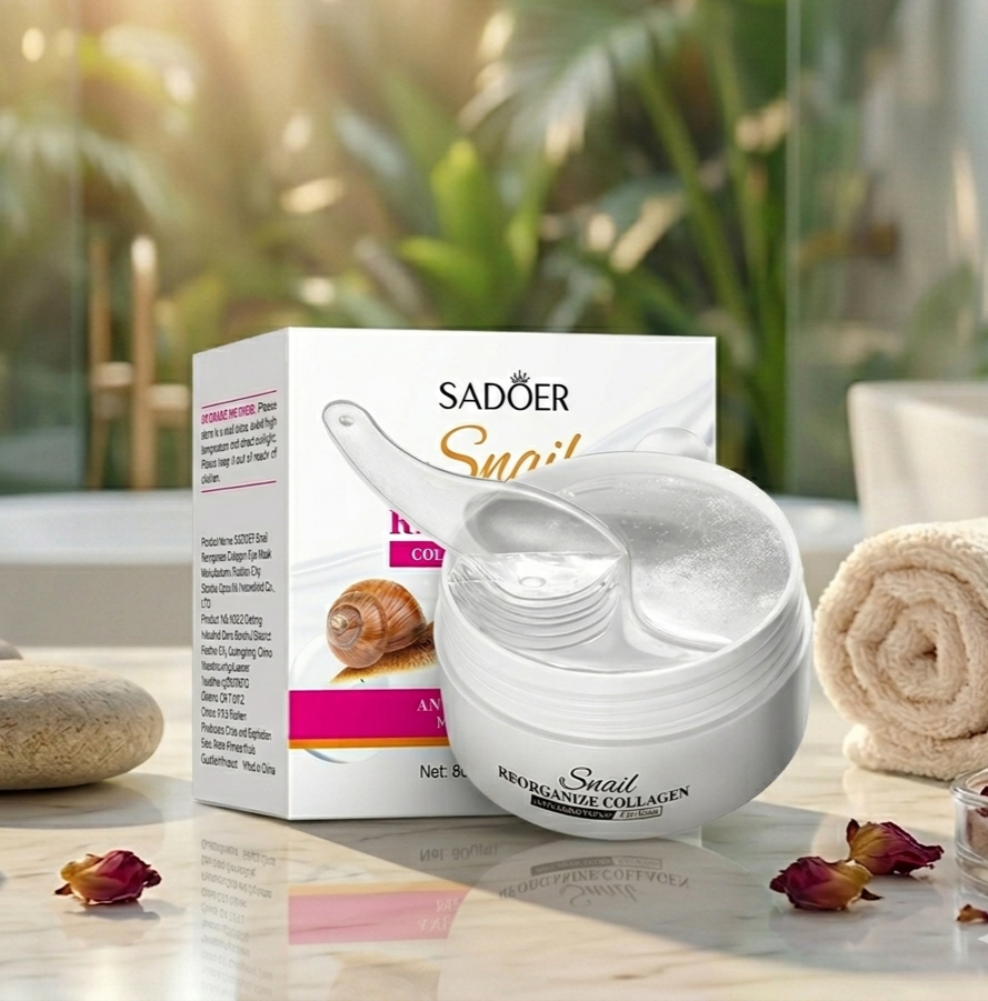 SADOER Snail Recondize Collagen Eye Mask
