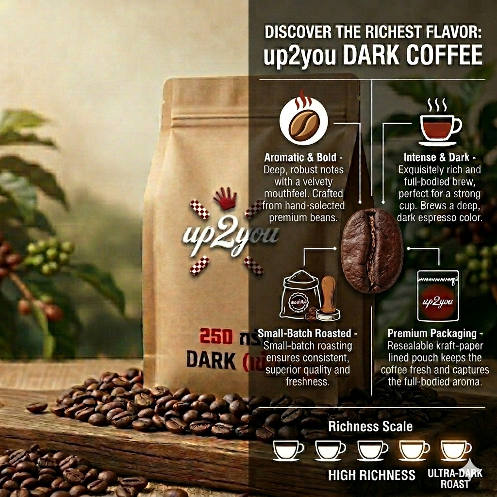 The Original Up2You Dark Roast Coffee ( 100% Arabica )